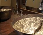 copper sinks bathroom